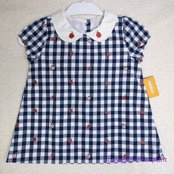 New! Gymboree Baby Girls' and Toddler Short Sleeve Woven Shirts, size 10 - Picture 1 of 14